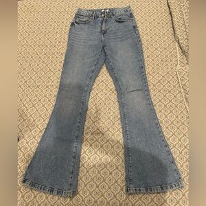 Forever 21 Light Blue Flare Jeans